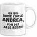 Andrea Tasse Ich Bin Diese Coole Andrea, Von Der Alle Reden Geschenk Weiß Trendation