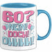 60er Geburtstag Geschenk Männer Frauen 60 Nein Doch Ohhhh Lustiger Spruch Geschenkidee Kaffee-Becher Blau Trendation