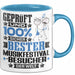 Musikfestival-Besucher Geschenk Lustiger Spruch für Musikfestival-Besucher Geschenkidee Bester Musikfestival-Besucher Der Welt Blau Trendation