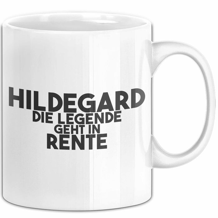 Hildegard Tasse Hildegard – Die Legende Geht In Rente Geschenk