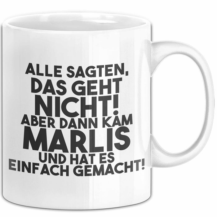 Marlis Tasse Alle Sagten Das Geht Nicht, Aber Dann Kam Marlis Geschenk