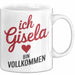 Gisela Tasse Geschenk Ich Bin Vollkommen Gisela Geschenkidee Geburtstag Weiß Trendation