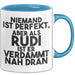 Rudi Tasse Niemand Ist Perfekt, Aber Als Rudi Ist Er Verdammt Nah Dran Blau Trendation