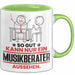 Musikberater Geschenk Tasse So Gut Kann Nur Ein Musikberater Aussehen Geschenkidee Kaffee-Becher Grün Trendation