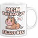 Pferde Tierliebhaber Tasse Geschenk Lustige Geschenkidee Spruch Mein Therapeut Frisst Heu Weiß Trendation