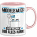 Modelbauer Tasse Geschenk für Modelbauer Der Mann Der Alles Kann Geschenkidee zum Geburtstag Rosa Trendation