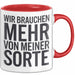 Selbstbewusster Tasse Geschenk Mehr Von Meiner Sorte Rot Trendation