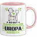 Uropa Geschenk Tasse So Gut Kann Nur Ein Uropa Aussehen Geschenkidee Kaffee-Becher Rosa Trendation