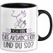 Breakdancerin Tasse Geschenk Ich Bin Breakdancerin Und Du So Geschenkidee Lustiger Spruch Becher Trendation