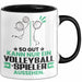 Volleyballspieler Geschenk Tasse So Gut Kann Nur Ein Volleyballspieler Aussehen Geschenkidee Kaffee-Becher Schwarz Trendation