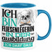 Fliesenlegerin Ausbildung Start Geschenk Tasse Ich Bin Fliesenlegerin In Der Ausbildung Ich Darf Das Kaffee-Becher Geschenkidee Blau Trendation