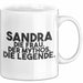 Sandra Tasse Sandra – Die Frau. Der Mythos. Die Legende. Geschenk Weiß Trendation