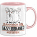 Jazz-Liebhaber Geschenk Tasse So Gut Kann Nur Ein Jazz-Liebhaber Aussehen Geschenkidee Kaffee-Becher Rosa Trendation
