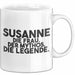 Susanne Tasse Susanne – Die Frau. Der Mythos. Die Legende. Geschenk Weiß Trendation