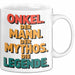 Onkel Sarkastisch Sarkasmus Tasse Geschenk Lustige Geschenkidee Spruch Onkel Der Mann Der Mythos Die Legende Weiß Trendation