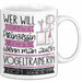 Vogeltrainerin Tasse Geschenk Spruch Wer Will Schon Prinzessin Sein Wenn Man Auch Vogeltrainerin Sein Kann Weiß Trendation