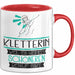 Kletterin Weil Es Keinen Schöneren Beruf Gibt Tasse Geschenk für Eine Kletterin Lustig Rot Trendation
