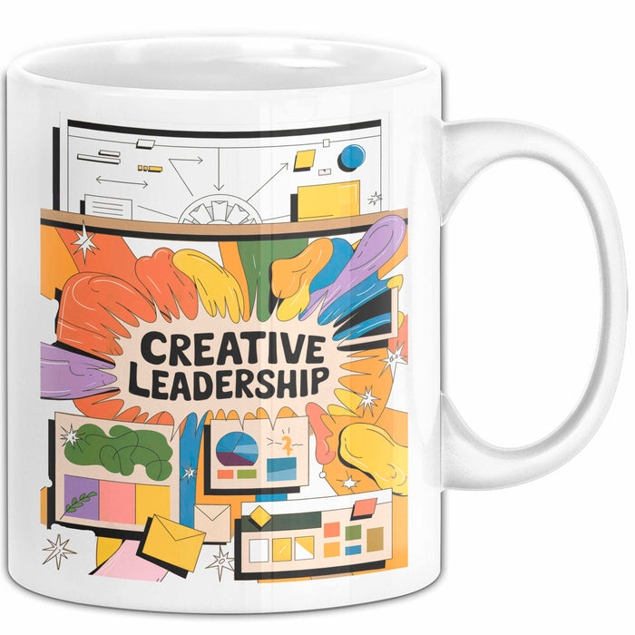 Kreativ Direktor Tasse Geschenk Lustige Geschenkidee Spruch Für Visionäre Führung Weiß Trendation