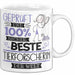 Beste Tierforscherin Der Welt Tasse Geschenk für Eine Tierforscherin Geprüft Und Sicher Geschenkidee Geburtstag Weihnachten Weiß Trendation