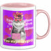 Meme Tasse Geschenk Lustiger Becher Katze Too Glam To Give A Damn You Slay Babygirl Rosa Trendation