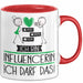 Geschenk für Influencerin Tasse Lustige Geschenkidee Geburtstag Ich Bin Influencerin Ich Darf Das Rot Trendation
