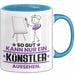 Künstler Geschenk Tasse So Gut Kann Nur Ein Künstler Aussehen Geschenkidee Kaffee-Becher Blau Trendation