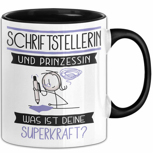 Schriftstellerin Und Prinzessin Tasse Geschenk Für Eine Schriftstellerin Geburtstag Was Ist Deine Superkraft Trendation