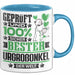 Urgroßonkel Geschenk Lustiger Spruch für Urgroßonkel Geschenkidee Bester Urgroßonkel Der Welt Blau Trendation
