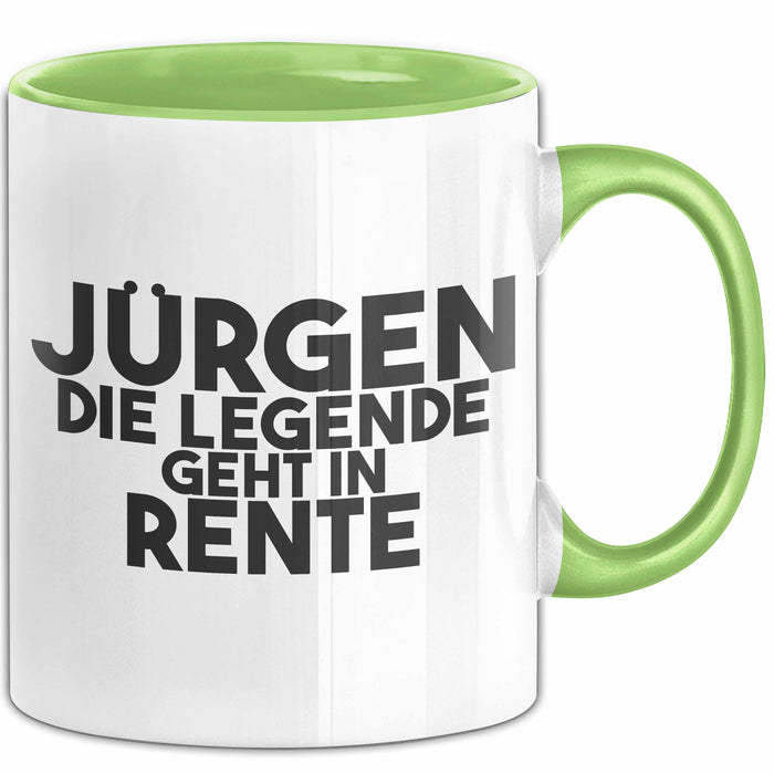 Juergen Tasse Juergen – Die Legende Geht In Rente Geschenk