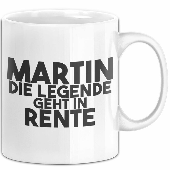 Martin Tasse Martin – Die Legende Geht In Rente Geschenk