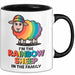 LGBTQ Schaf Tasse Geschenk Lustige Geschenkidee Spruch Rainbow Sheep In The Family Trendation
