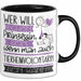 Tierheimvolontärin Tasse Geschenk Spruch Wer Will Schon Prinzessin Sein Wenn Man Auch Tierheimvolontärin Sein Kann Trendation