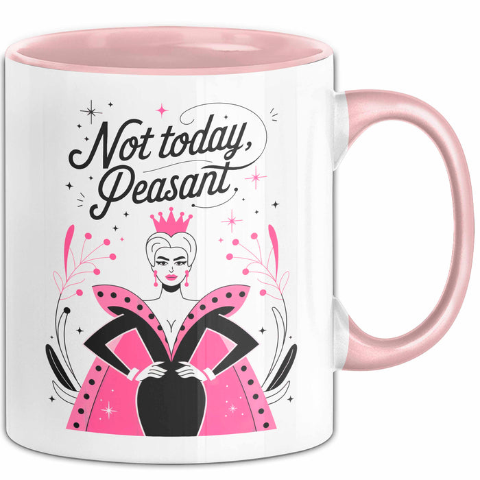Freche Königin Tasse Geschenk Lustige Geschenkidee Spruch Für Starke Persönlichkeiten Rosa Trendation