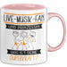 Live-Musik-Fan Und Prinzessin Tasse Geschenk Für Eine Live-Musik-Fan Geburtstag Was Ist Deine Superkraft Rosa Trendation