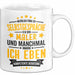 Maler Malerei Tasse Geschenk Lustige Geschenkidee Spruch Natürlich Führe Ich Selbstgespräche Weiß Trendation
