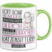 Katzensitterin Geschenk Becher Tasse Gott Schuf Alle Menschen Gleich Nur Die Besten Durfeten Katzensitterin Werden Geschenkidee Lustig Grün Trendation