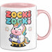 Gamer Gaming Liebhaber Tasse Geschenk Lustige Geschenkidee Spruch Zocki Zocki Rosa Trendation