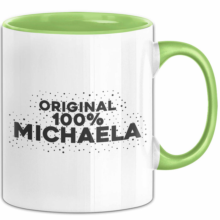 Michaela Tasse Original 100% Michaela Geschenk Grün Trendation