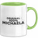 Michaela Tasse Original 100% Michaela Geschenk Grün Trendation
