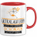 Ultraläuferin Weil Es Keinen Schöneren Beruf Gibt Tasse Geschenk für Eine Ultraläuferin Lustig Rot Trendation