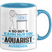 Aquarist Geschenk Tasse So Gut Kann Nur Ein Aquarist Aussehen Geschenkidee Kaffee-Becher Blau Trendation