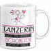 Tänzerin Weil Es Keinen Schöneren Beruf Gibt Tasse Geschenk für Eine Tänzerin Lustig Weiß Trendation