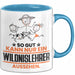 Wildnislehrer Geschenk Tasse So Gut Kann Nur Ein Wildnislehrer Aussehen Geschenkidee Kaffee-Becher Blau Trendation