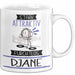 DJane Tasse Geschenk Becher Stark Attraktiv Furchtlos DJane Lustige Geschenkidee Weiß Trendation