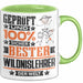 Wildnislehrer Geschenk Lustiger Spruch für Wildnislehrer Geschenkidee Bester Wildnislehrer Der Welt Grün Trendation