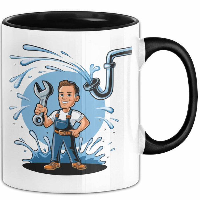 Klempner Tasse Geschenk Lustige Geschenkidee Spruch Für Rohr Reparierer Trendation