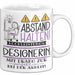 Designerin Tasse Geschenk Lustig Abstand Halten Hochleistungs-Designerin Mit Drang Zur Perfektion Bei Der Arbeit Weiß Trendation