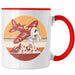 Segelflieger Tasse Geschenk Segelflieger Rot Trendation