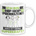 Hip-Hop-Produzent Tasse Geschenk für Hip-Hop-Produzent Geburtstag Lustiger Spruch Kaffee-Becher Was Ist Deine Superkraft Weiß Trendation