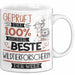 Beste Wildtierforscherin Der Welt Tasse Geschenk für Eine Wildtierforscherin Geprüft Und Sicher Geschenkidee Geburtstag Weihnachten Weiß Trendation